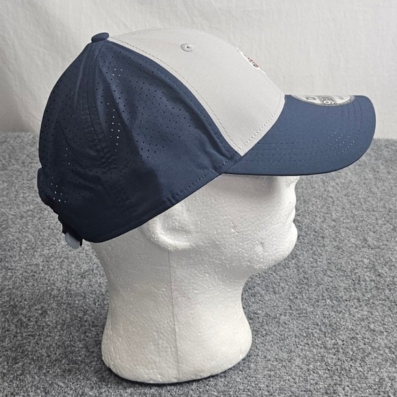 New Era Golf Cap OS Blue Gray Hat USA UK Flag‎ Athleisure Golfcore 9FORTY Active - Picture 4 of 6